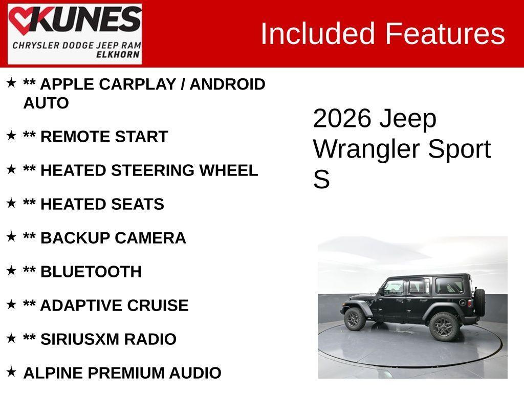 new 2026 Jeep Wrangler car, priced at $49,666