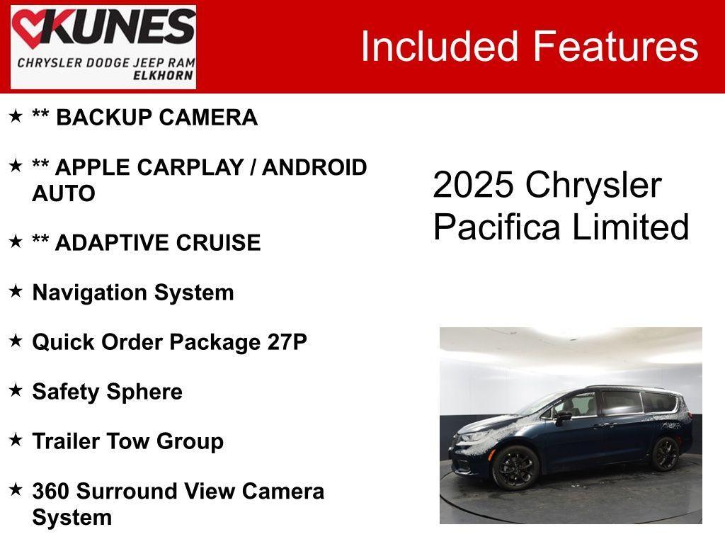 new 2025 Chrysler Pacifica car, priced at $51,319