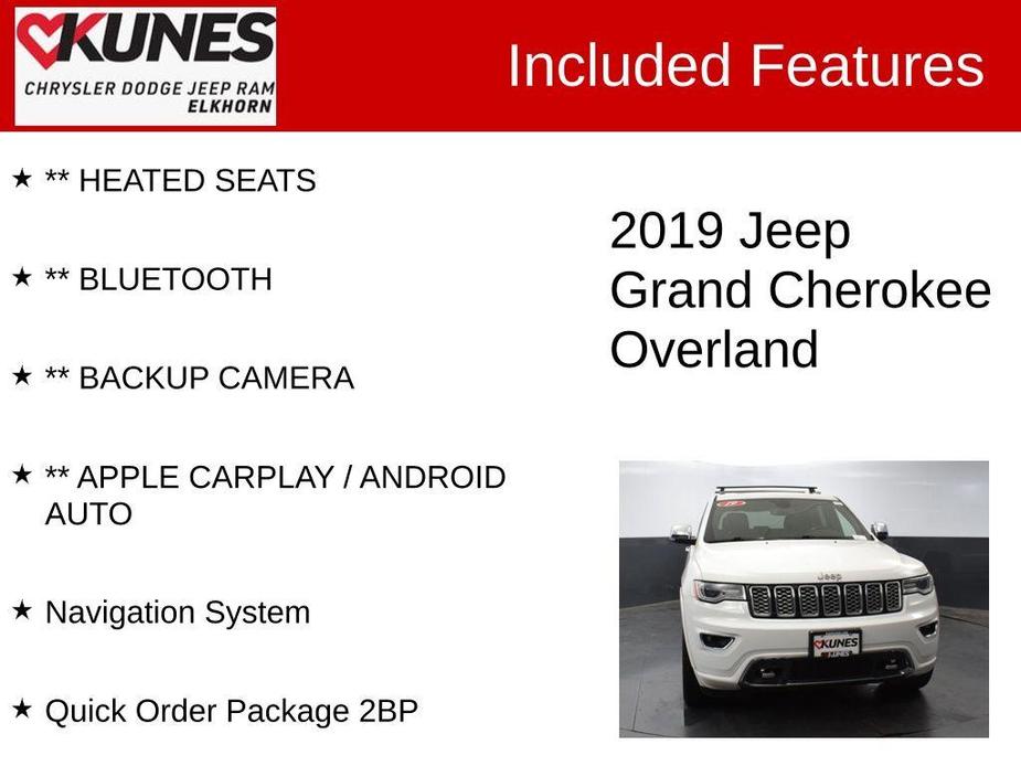 used 2019 Jeep Grand Cherokee car, priced at $18,720