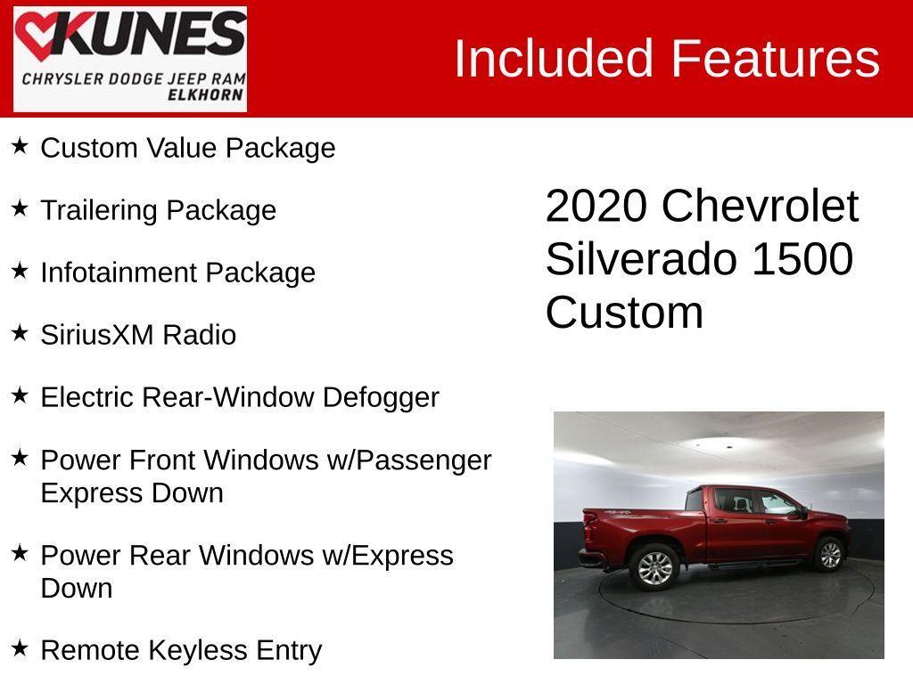 used 2020 Chevrolet Silverado 1500 car, priced at $27,953