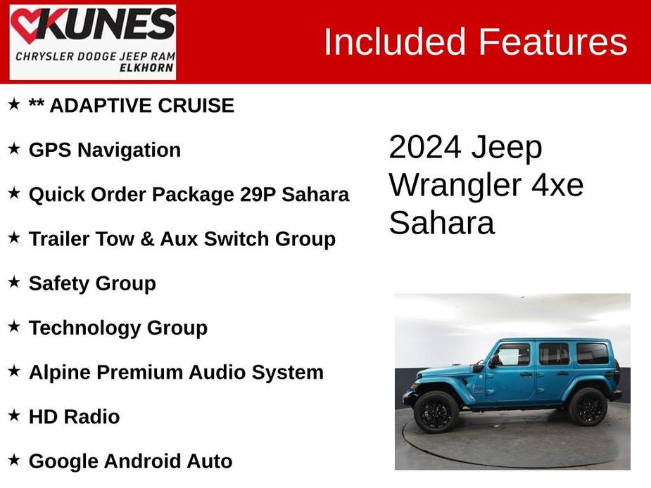 new 2024 Jeep Wrangler 4xe car, priced at $61,887