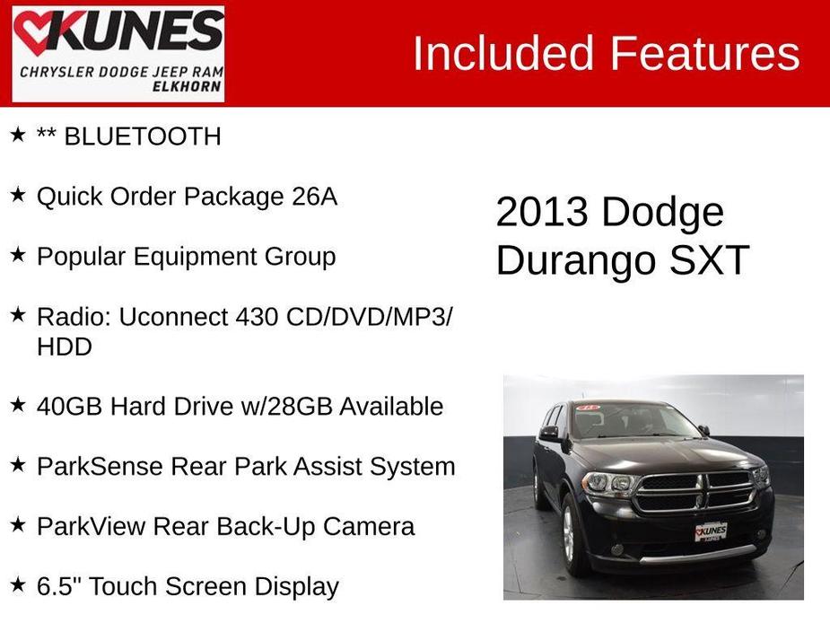 used 2013 Dodge Durango car, priced at $11,955