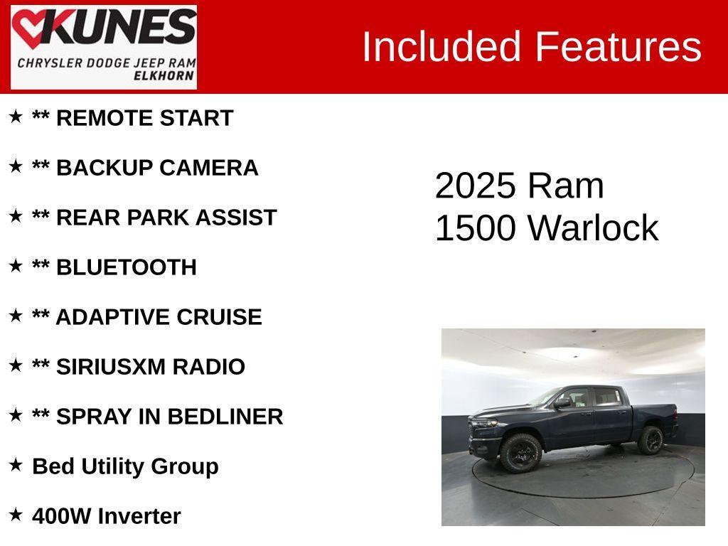 new 2025 Ram 1500 car, priced at $50,360