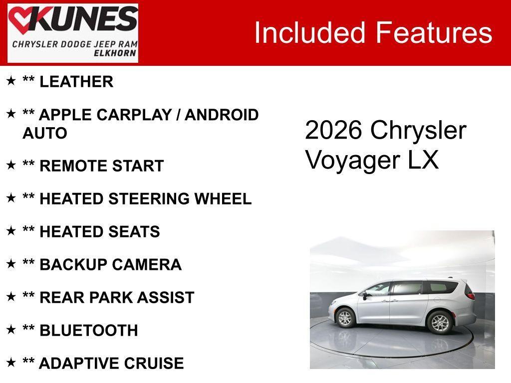 new 2026 Chrysler Voyager car, priced at $42,049