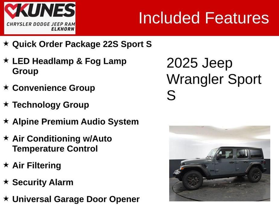 new 2025 Jeep Wrangler car, priced at $45,192