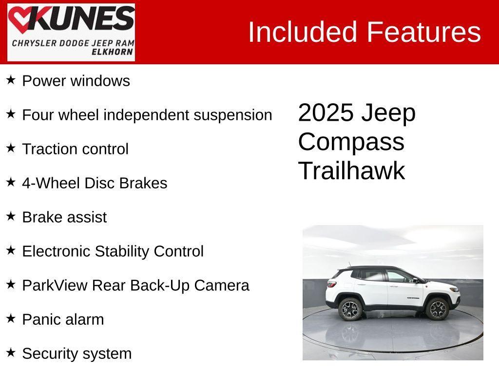 used 2025 Jeep Compass car, priced at $24,957