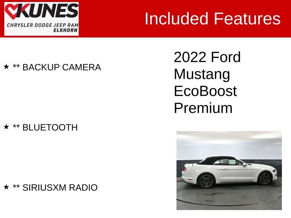 used 2022 Ford Mustang car, priced at $23,024