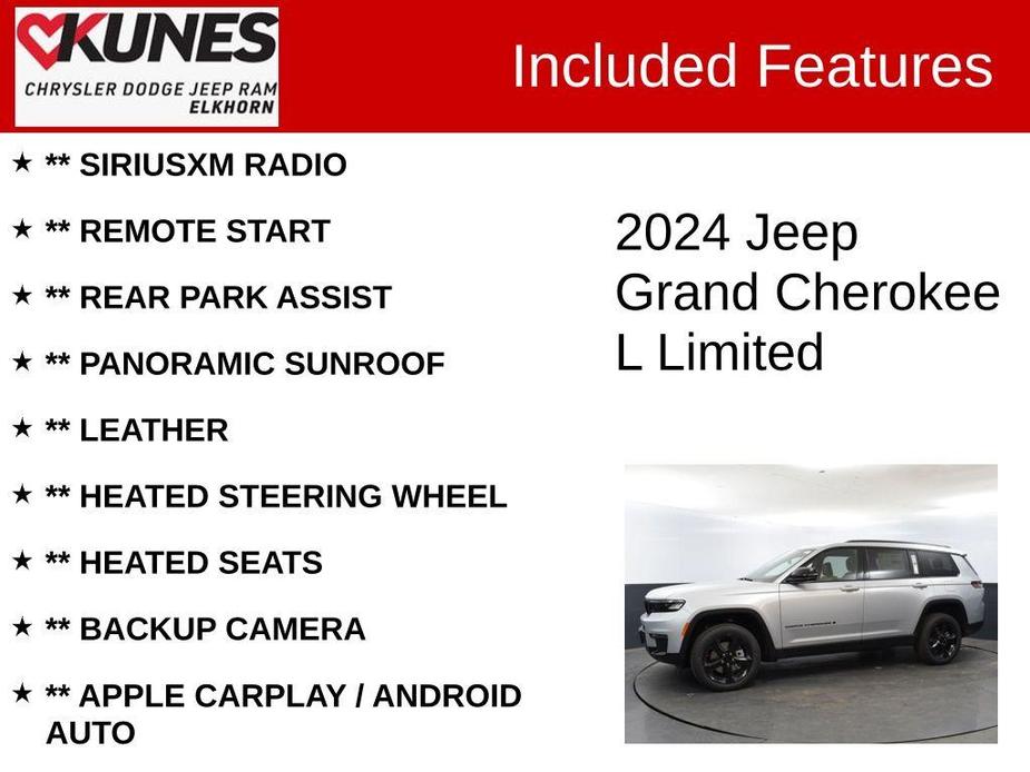 new 2024 Jeep Grand Cherokee L car, priced at $48,729