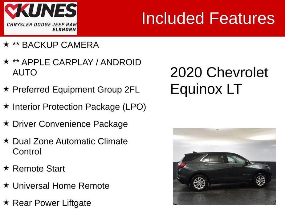 used 2020 Chevrolet Equinox car, priced at $18,750