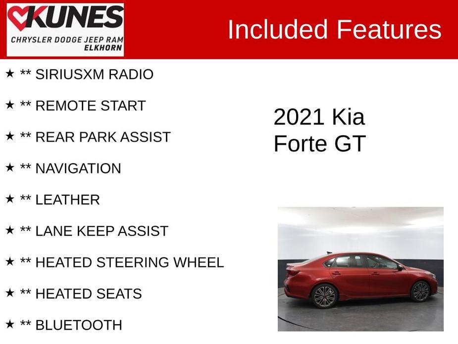 used 2021 Kia Forte car, priced at $17,557