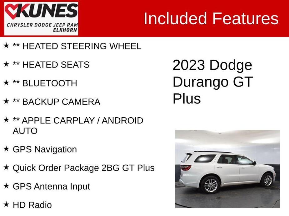 used 2023 Dodge Durango car, priced at $30,942