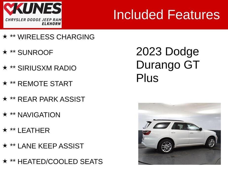 used 2023 Dodge Durango car, priced at $30,942