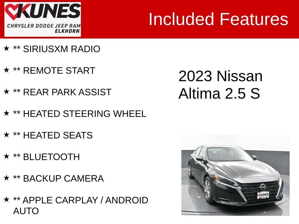 used 2023 Nissan Altima car, priced at $18,472