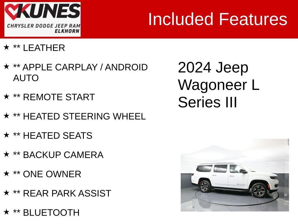 used 2024 Jeep Wagoneer L car, priced at $50,508