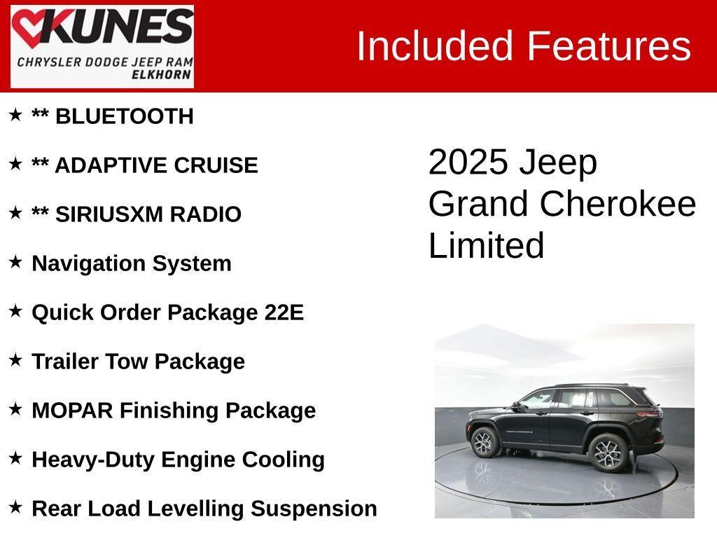 new 2025 Jeep Grand Cherokee car, priced at $49,180