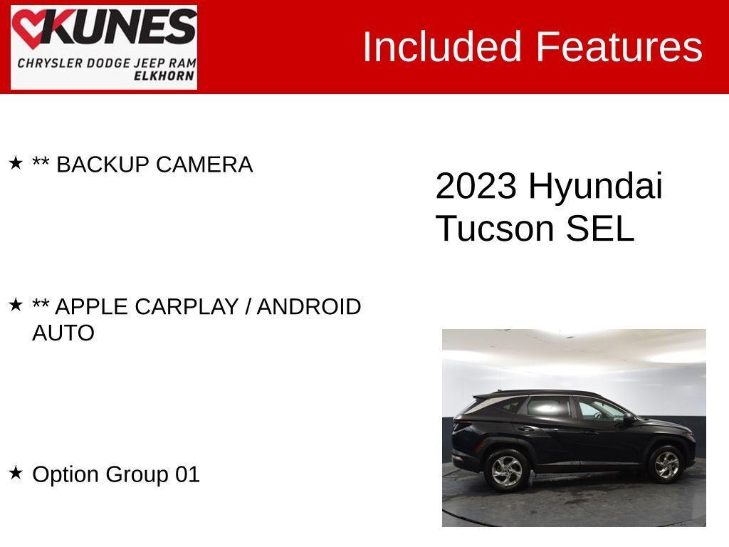 used 2023 Hyundai Tucson car, priced at $20,955