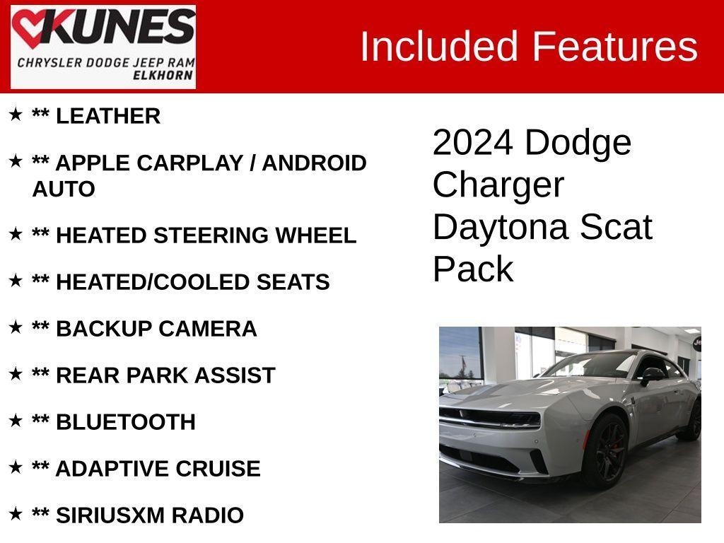 new 2024 Dodge Charger Daytona car, priced at $72,025