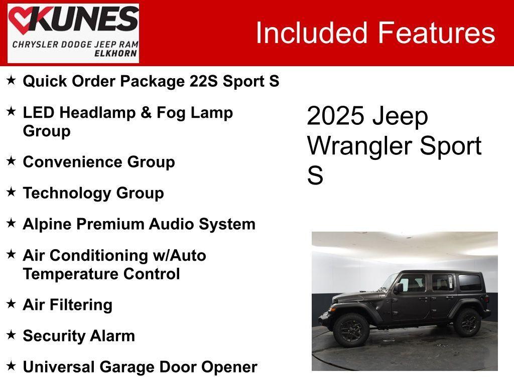 new 2025 Jeep Wrangler car, priced at $45,192