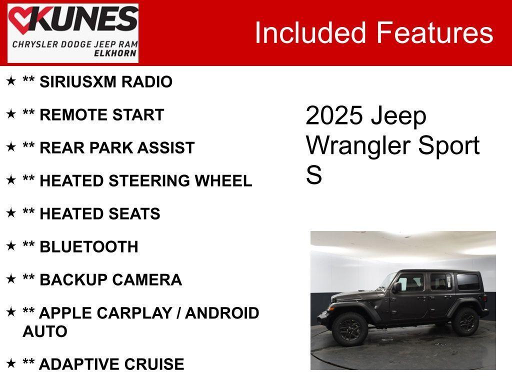 new 2025 Jeep Wrangler car, priced at $45,192