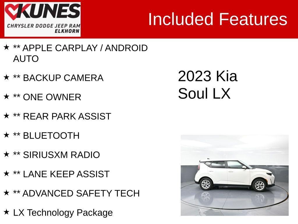 used 2023 Kia Soul car, priced at $15,772