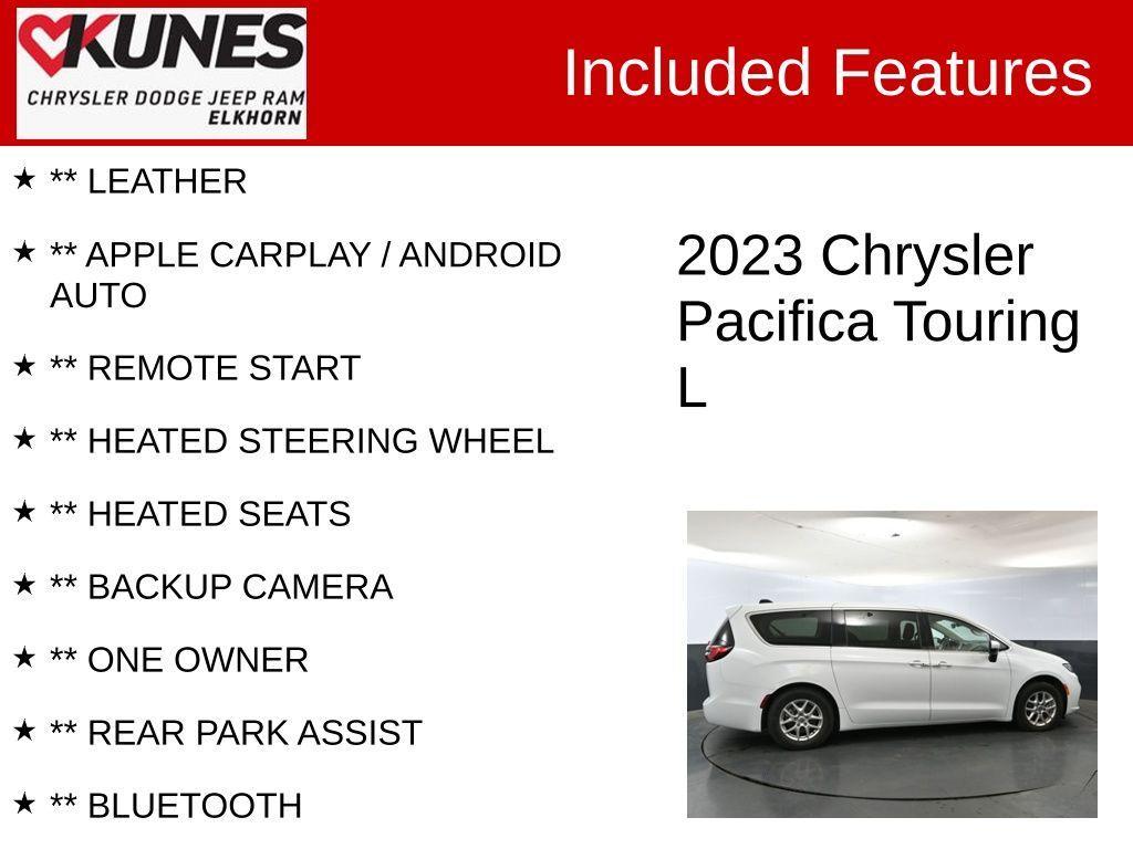 used 2023 Chrysler Pacifica car, priced at $25,872