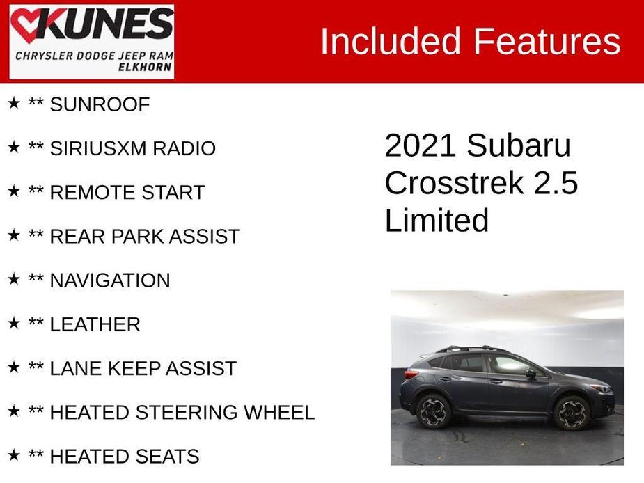 used 2021 Subaru Crosstrek car, priced at $24,932