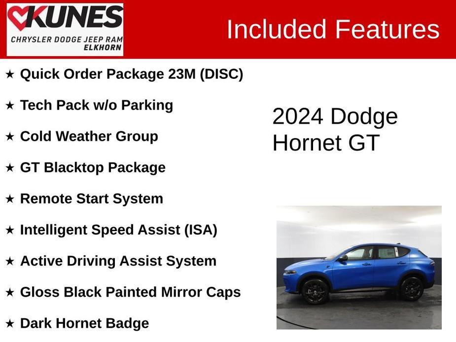 new 2024 Dodge Hornet car, priced at $34,764