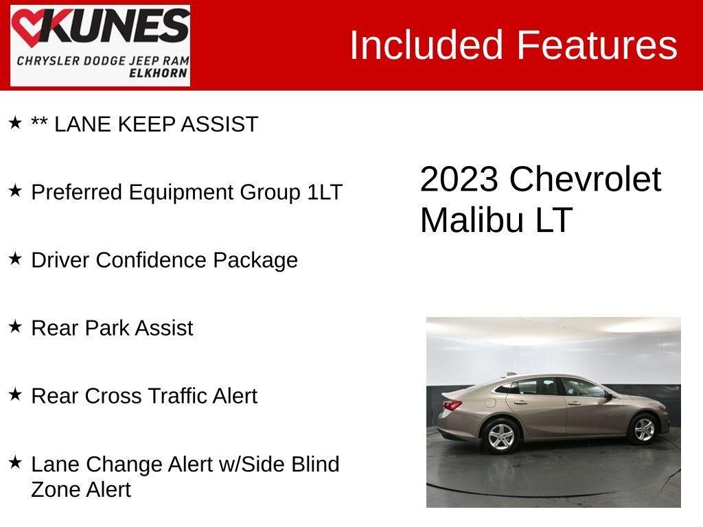 used 2023 Chevrolet Malibu car, priced at $19,080
