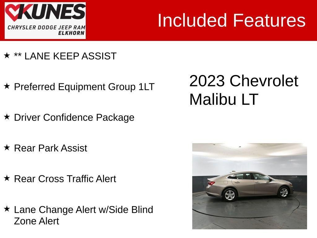 used 2023 Chevrolet Malibu car, priced at $19,080