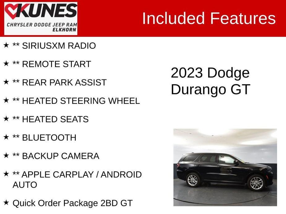 used 2023 Dodge Durango car, priced at $33,098