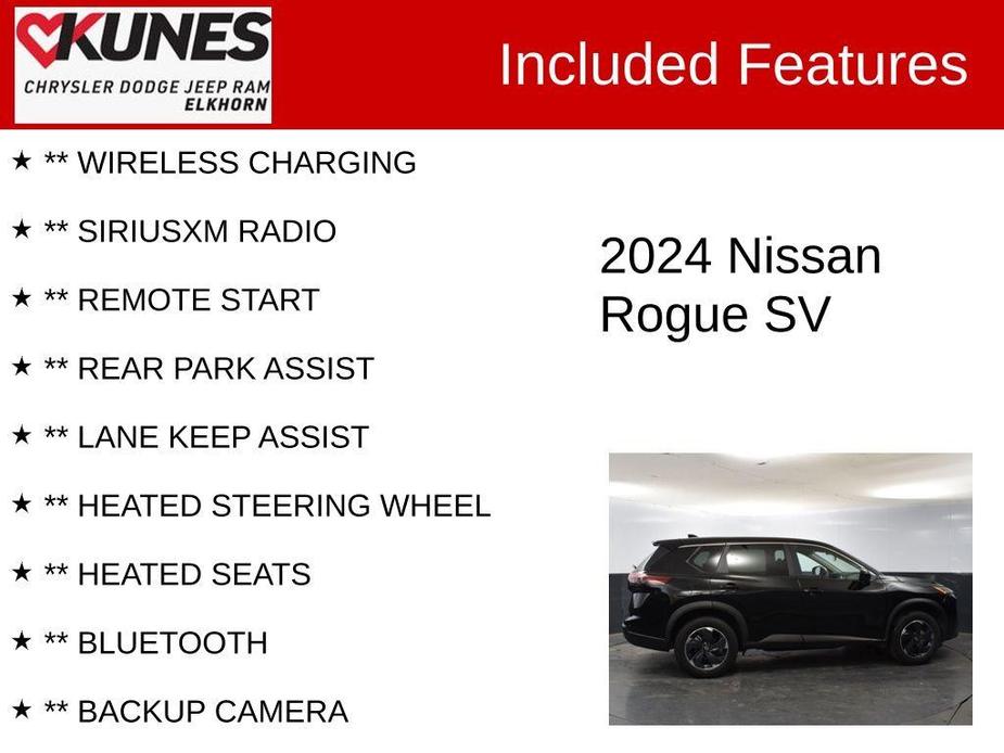 used 2024 Nissan Rogue car, priced at $26,895