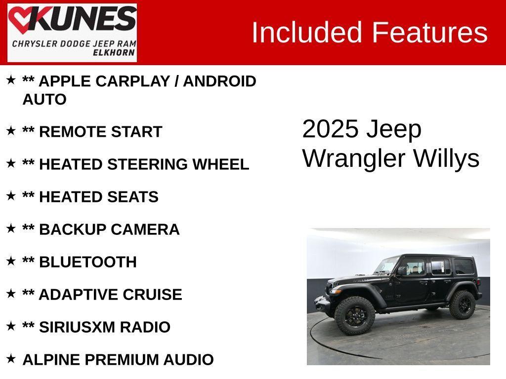 new 2025 Jeep Wrangler car, priced at $52,889