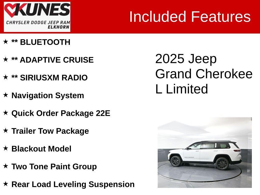new 2025 Jeep Grand Cherokee L car, priced at $52,391