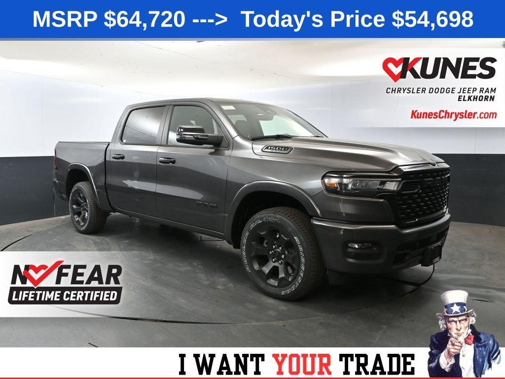 new 2025 Ram 1500 car, priced at $54,698