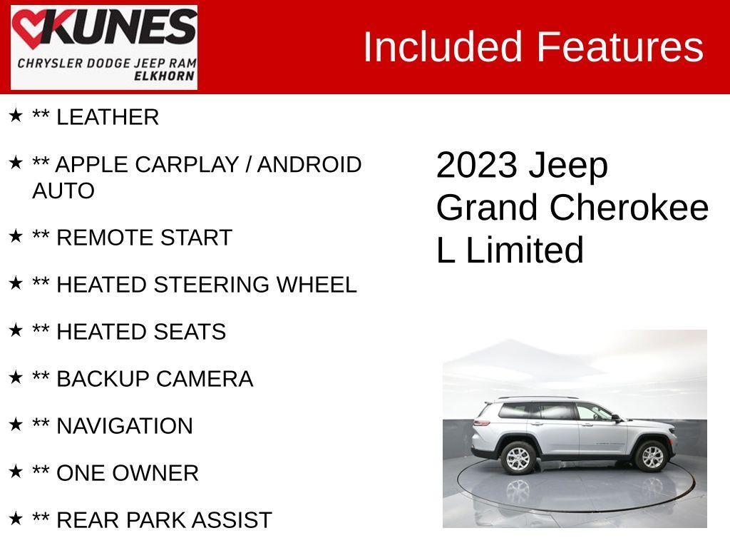 used 2023 Jeep Grand Cherokee L car, priced at $36,272