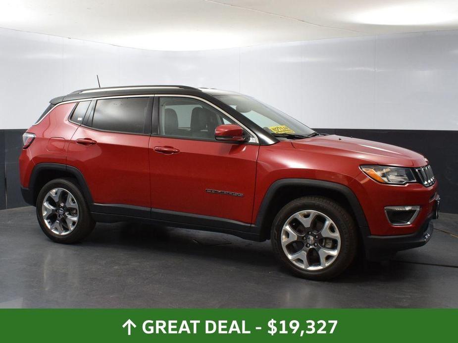 used 2021 Jeep Compass car, priced at $19,327