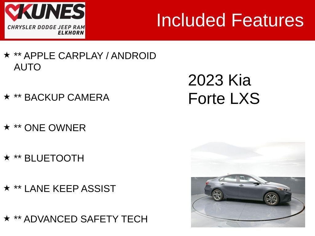 used 2023 Kia Forte car, priced at $15,807