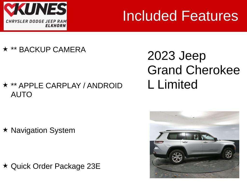 used 2023 Jeep Grand Cherokee L car, priced at $33,885