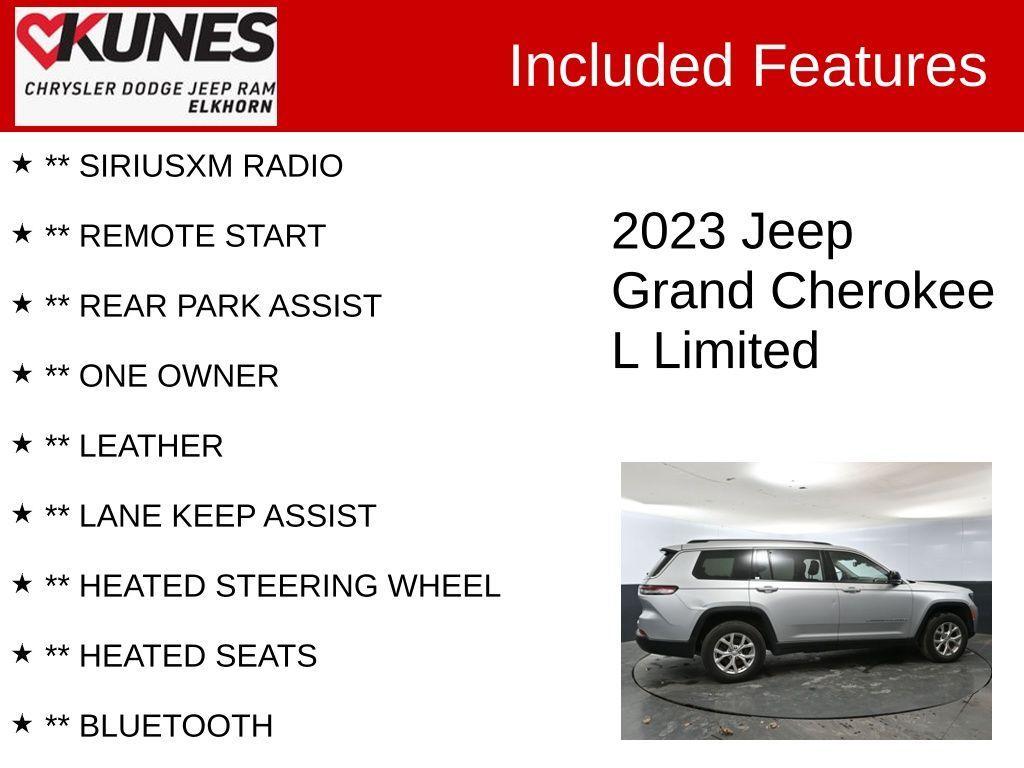 used 2023 Jeep Grand Cherokee L car, priced at $33,885