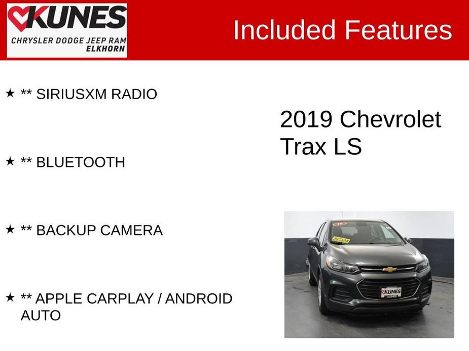 used 2019 Chevrolet Trax car, priced at $12,330