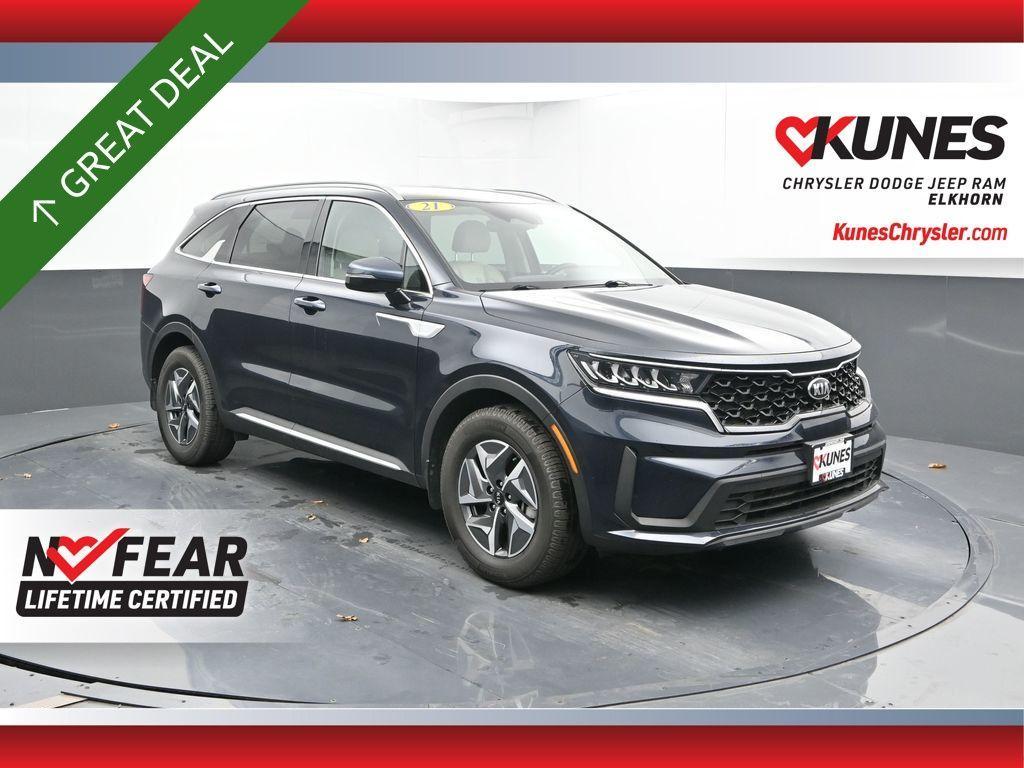 used 2021 Kia Sorento Hybrid car, priced at $20,687
