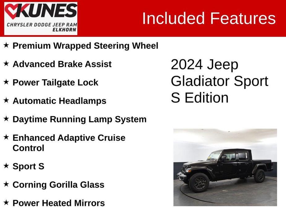 new 2024 Jeep Gladiator car, priced at $37,058