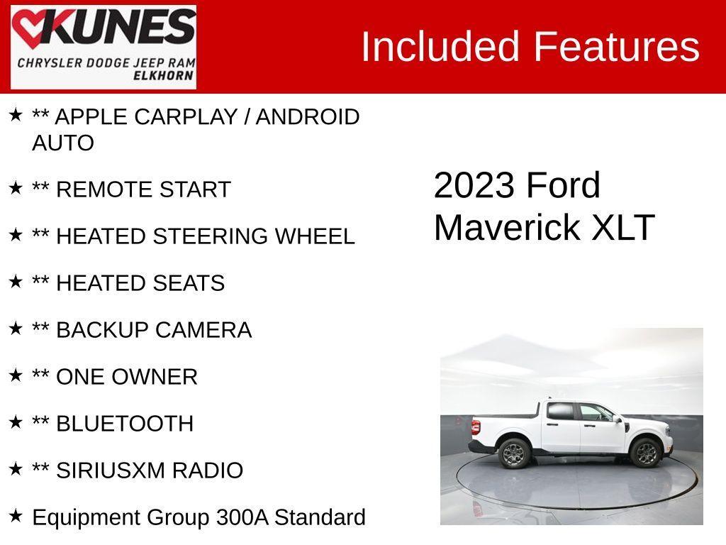 used 2023 Ford Maverick car, priced at $27,216