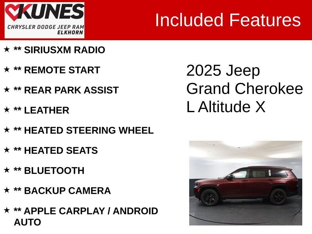 new 2025 Jeep Grand Cherokee L car, priced at $42,584