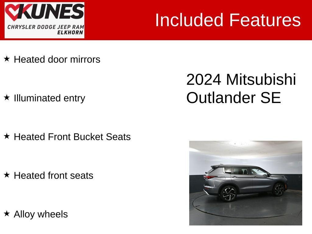 used 2024 Mitsubishi Outlander car, priced at $25,987