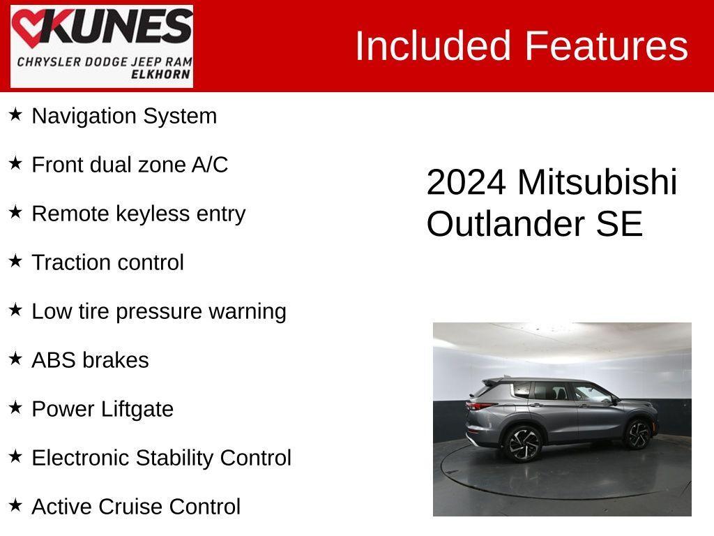 used 2024 Mitsubishi Outlander car, priced at $25,987