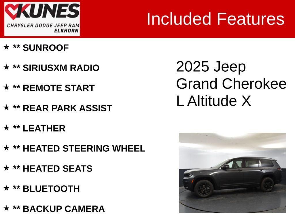 new 2025 Jeep Grand Cherokee L car, priced at $42,584