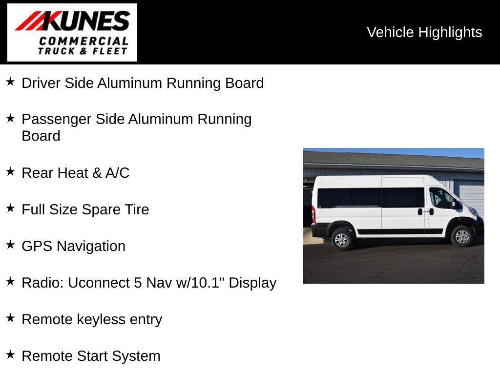 new 2024 Ram ProMaster 2500 Window Van car, priced at $70,900