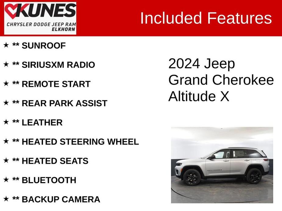 new 2024 Jeep Grand Cherokee car, priced at $43,563