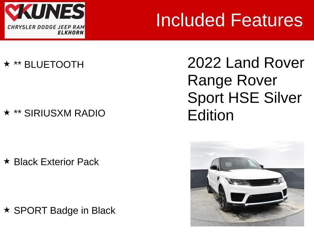 used 2022 Land Rover Range Rover Sport car, priced at $51,209